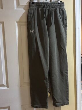 Under Armour Olive Green Men's Fleece Joggers